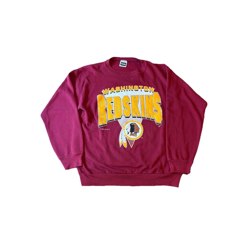 Vintage 90s Washington Redskins Crewneck Sweatshirt Men’s XL Maroon TULTEX NEW
